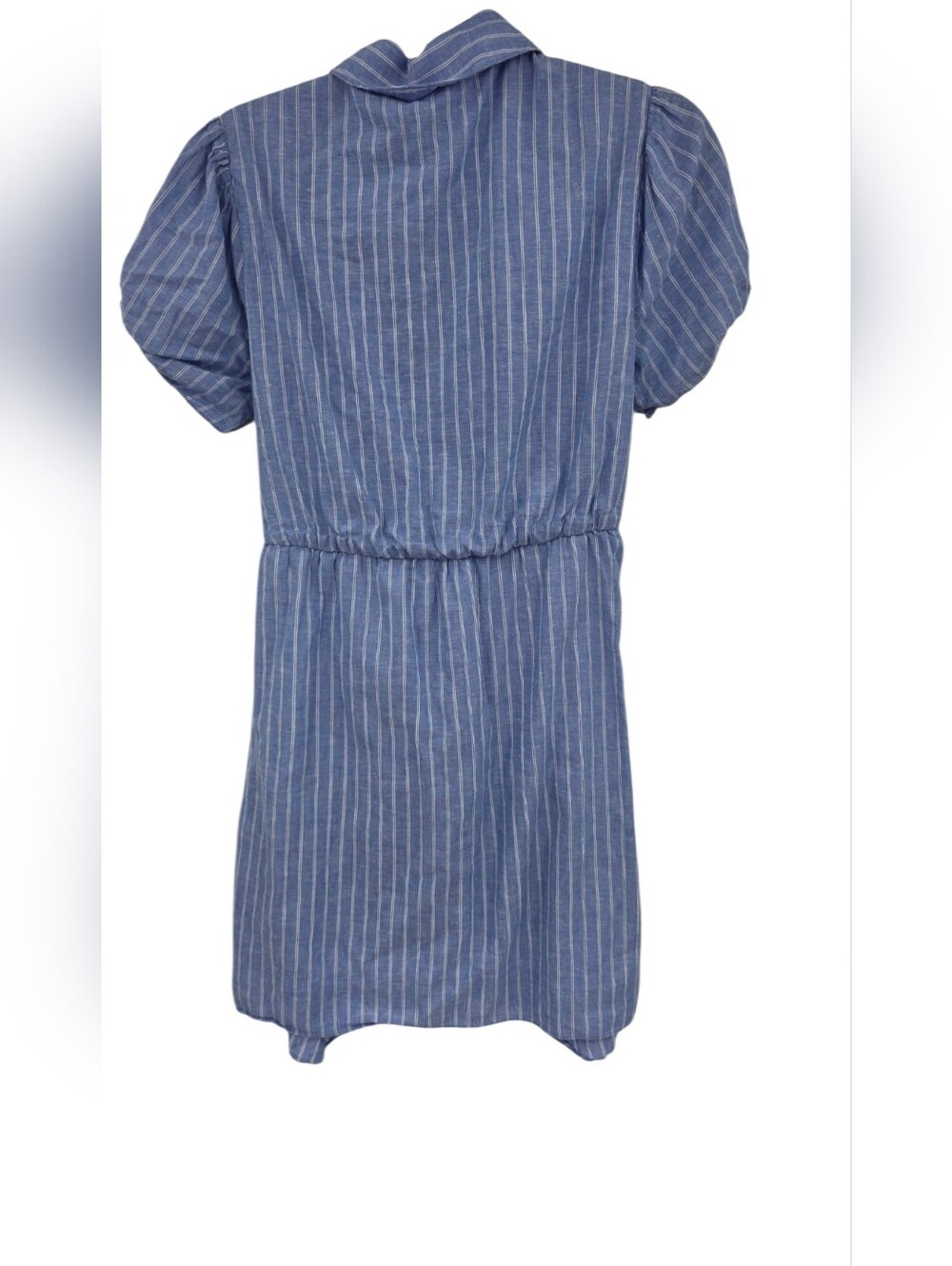 Cinq A Sept Linen Blend Stripe Dress 4 - Picture 6 of 6